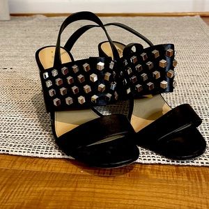 Michael Kors Black Studded heels size 8